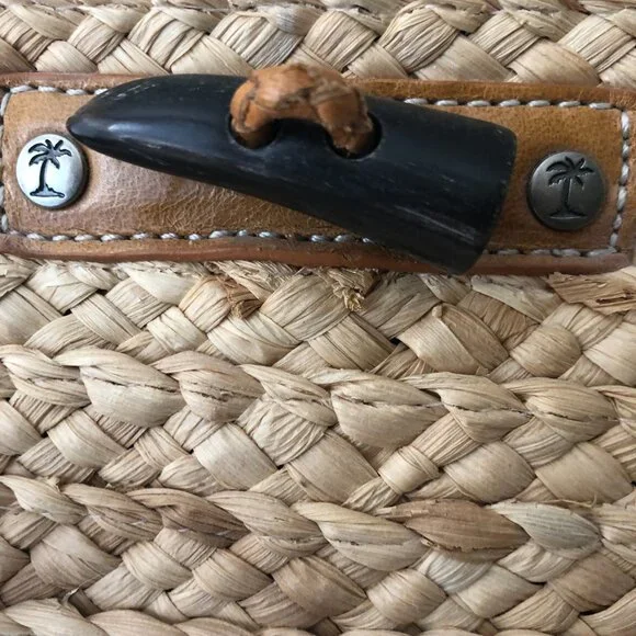 Tommy Bahama Maize Tote Bag NWT - Picture 6 of 12